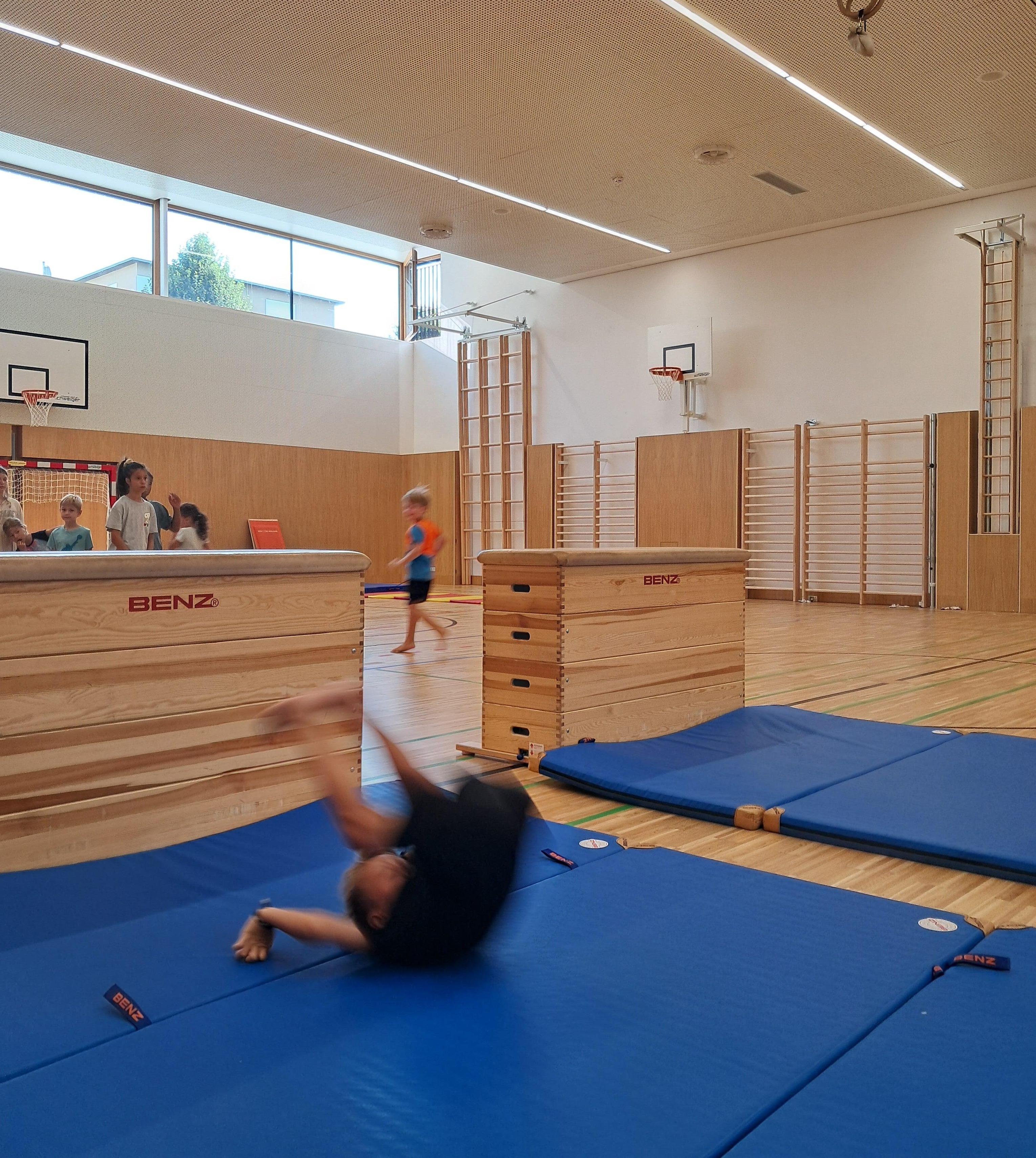 Kinder bei Ninja Moves.